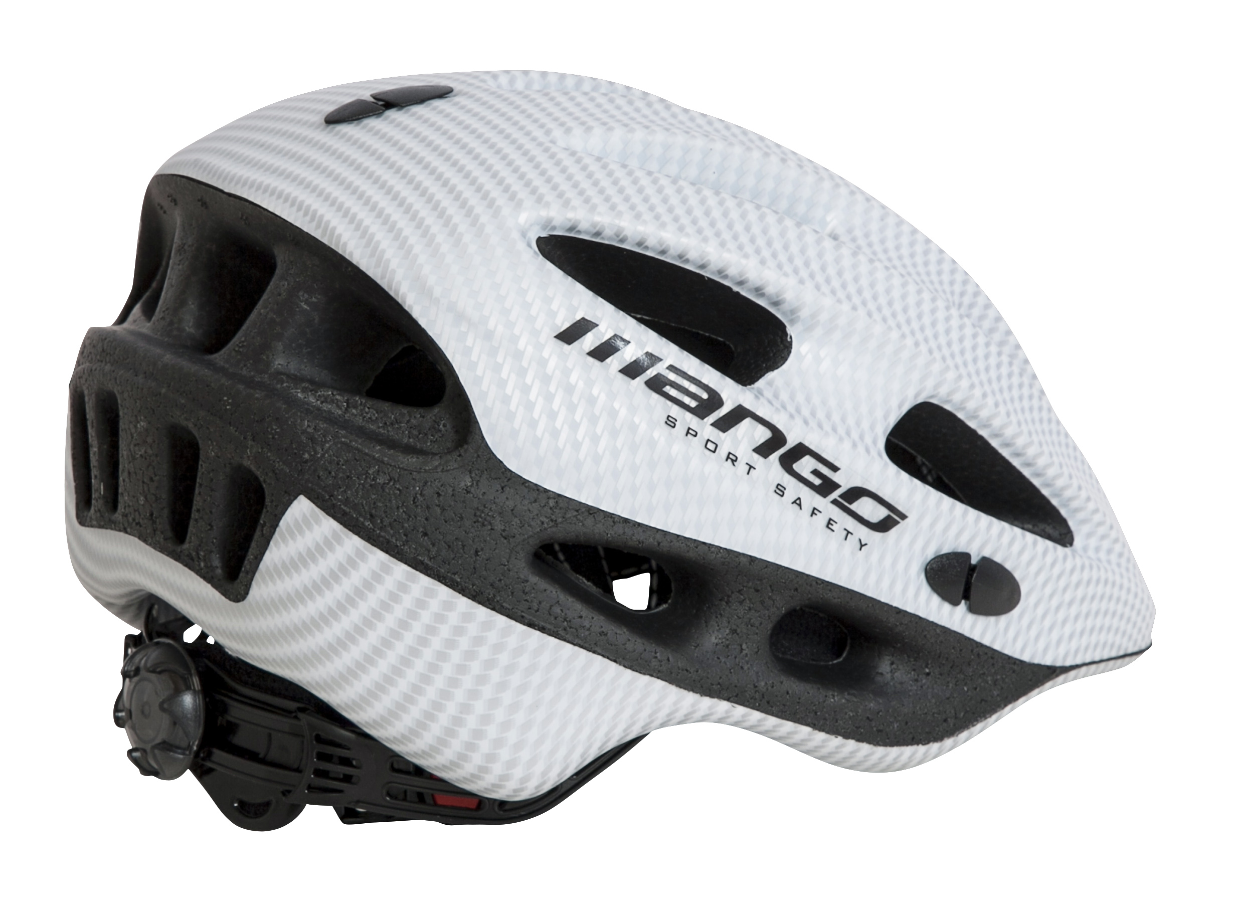 Cykelhjelm extreme carbon white